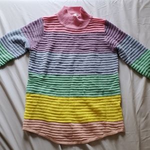 Pastel rainbow sweater